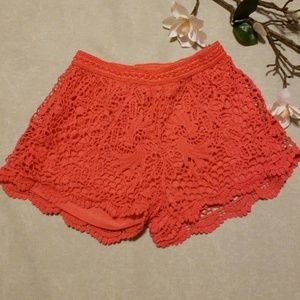 Crochet shorts
